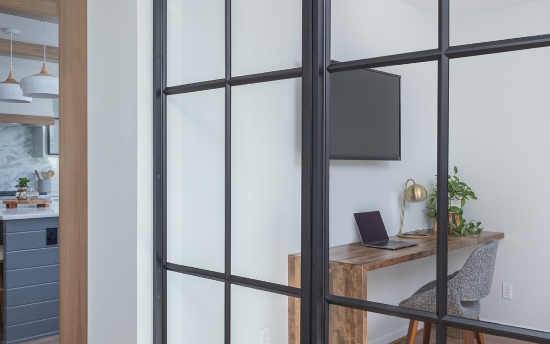 Home Office Steel Glass Partition